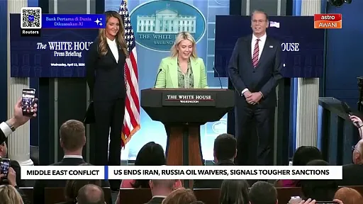 US ends Iran, Russia oil waivers, signals tougher sanctions