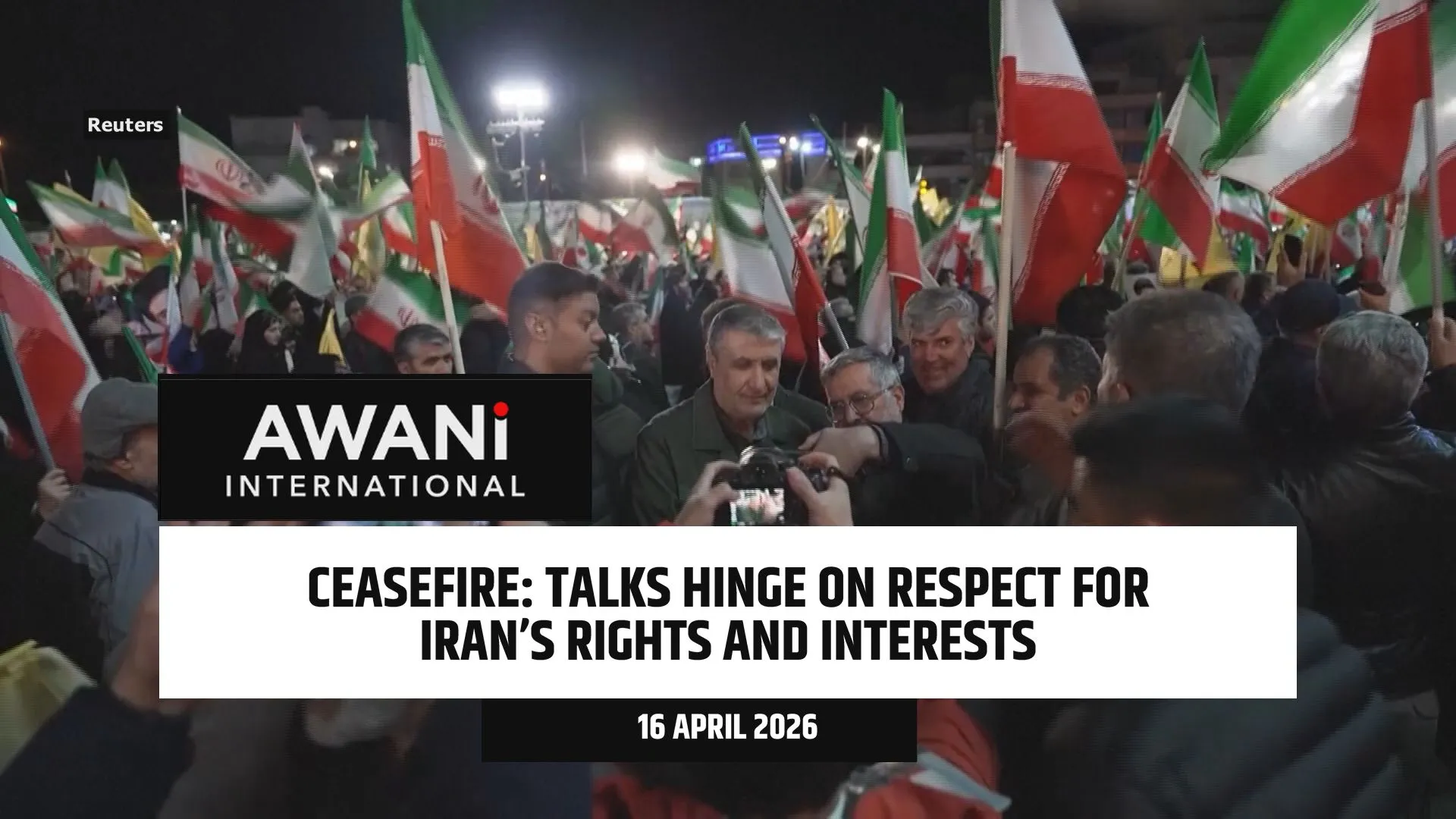 Talks hinge on respect for Iran's rights and interests, says nation's atomic energy chief