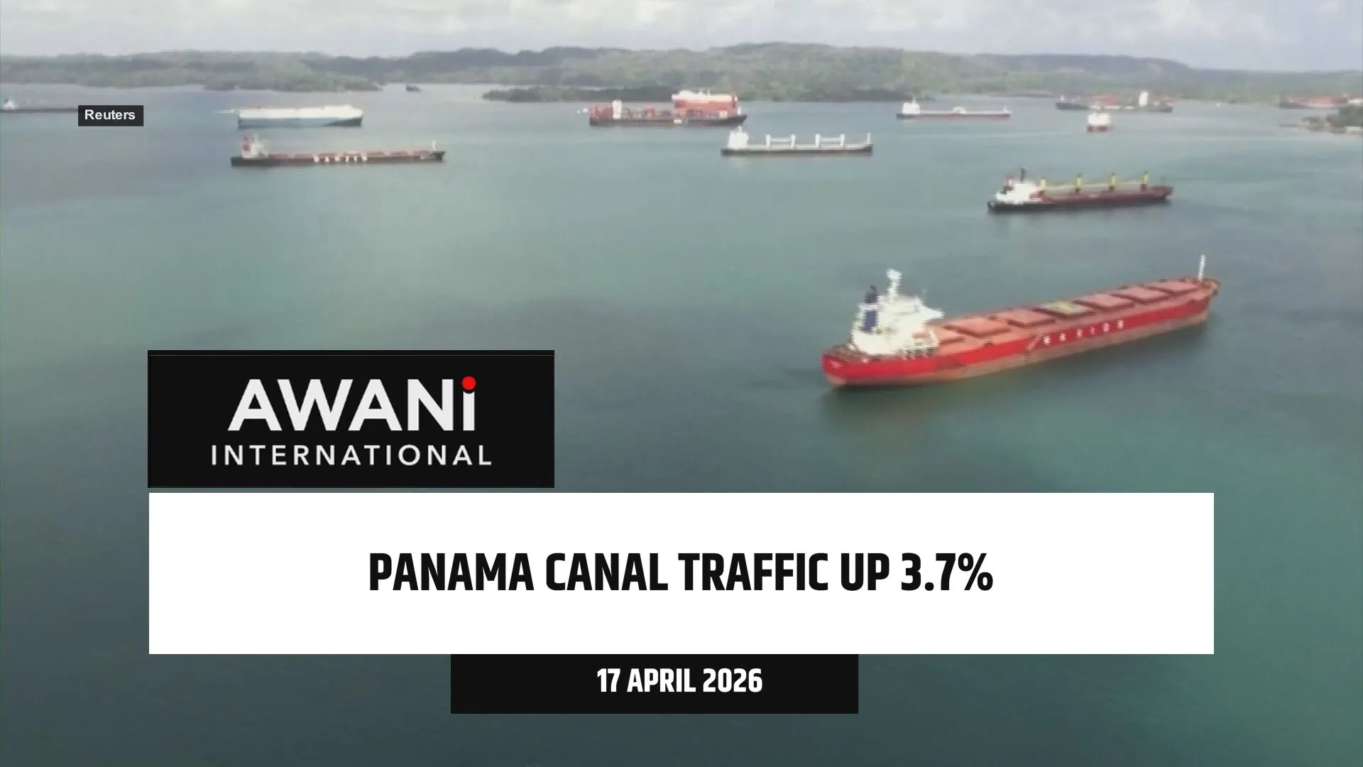 Panama Canal traffic up 3.7%