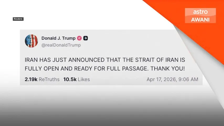 Sekatan laut terhadap Iran kekal hingga ada perjanjian -Trump