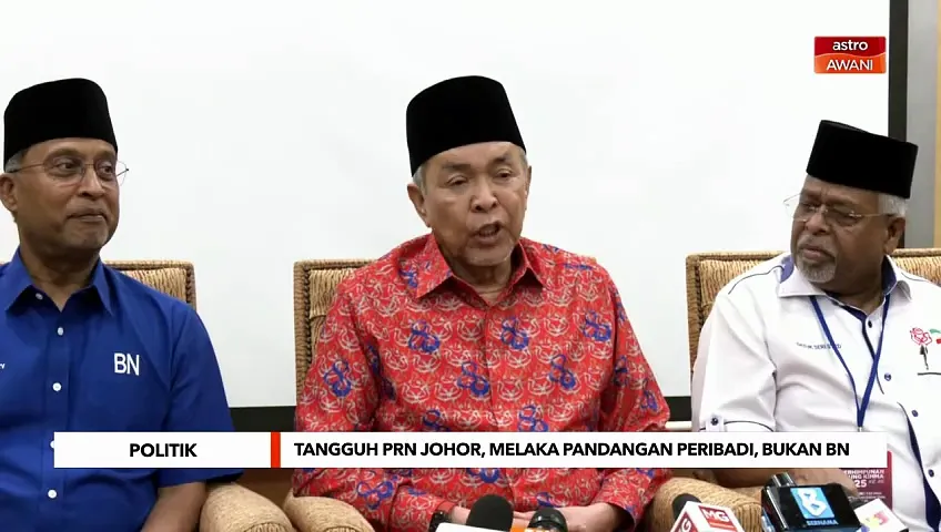 Tangguh PRN Johor, Melaka pandangan peribadi, bukan pendirian BN