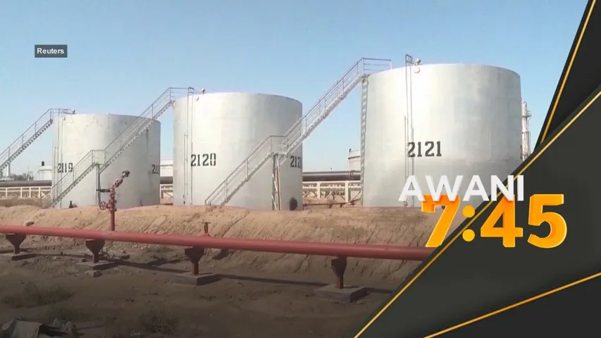 Harga minyak mentah menjunam lebih 10 peratus