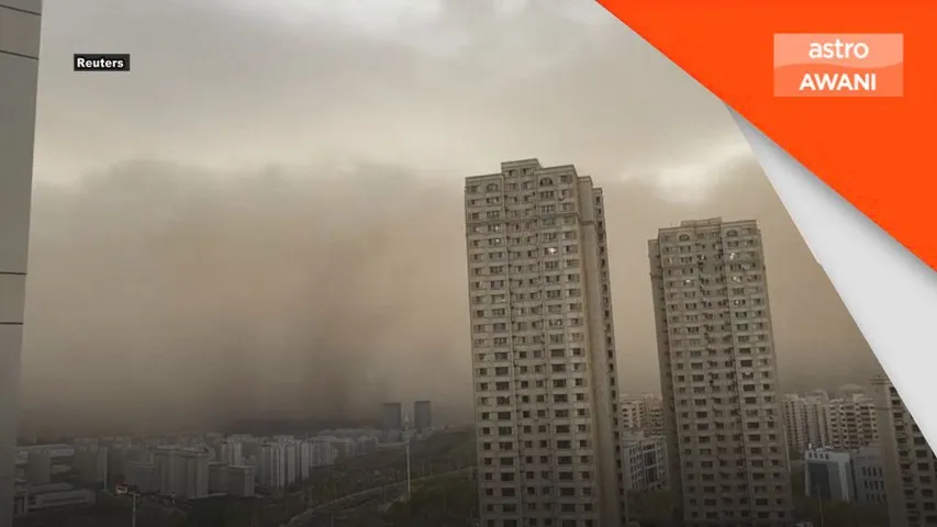 Ribut pasir badai Xinjiang