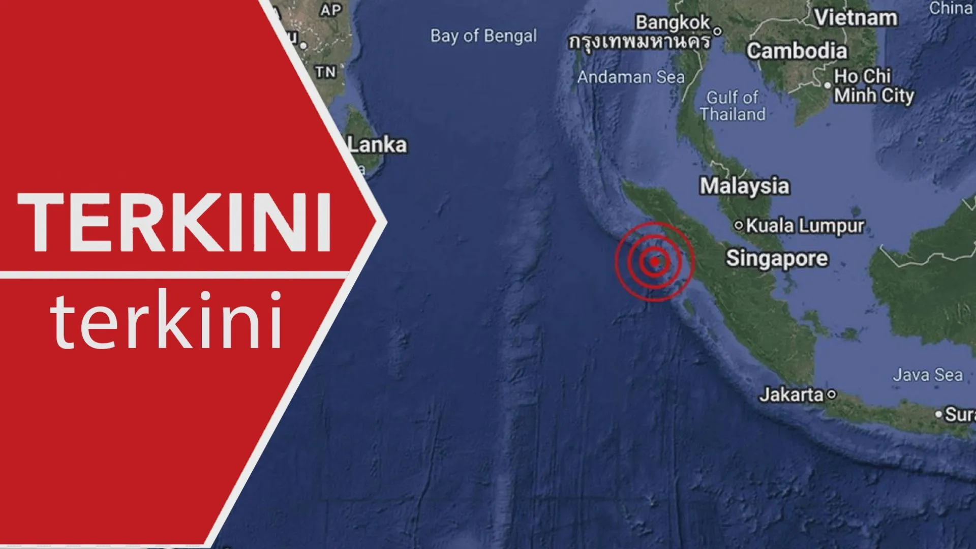 [TERKINI] Gempa 5.9 magnitud gegar Sumatera Utara