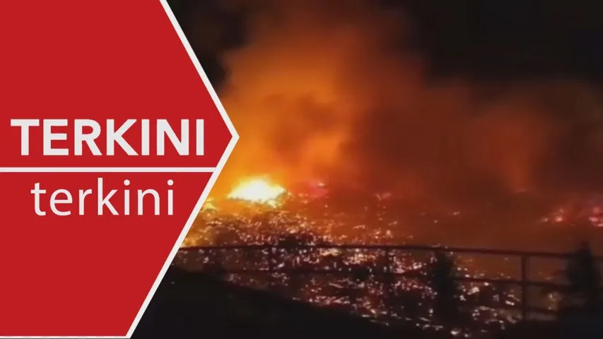 [TERKINI] Kebakaran besar musnahkan 200 rumah di Sandakan