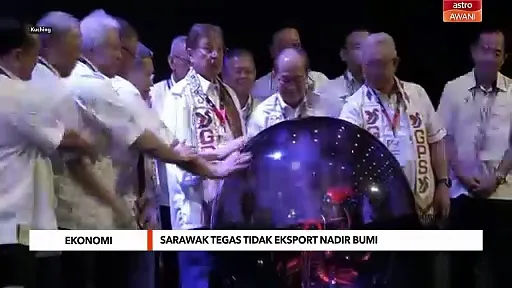 Sarawak tegas tidak eksport nadir bumi - Abang Jo