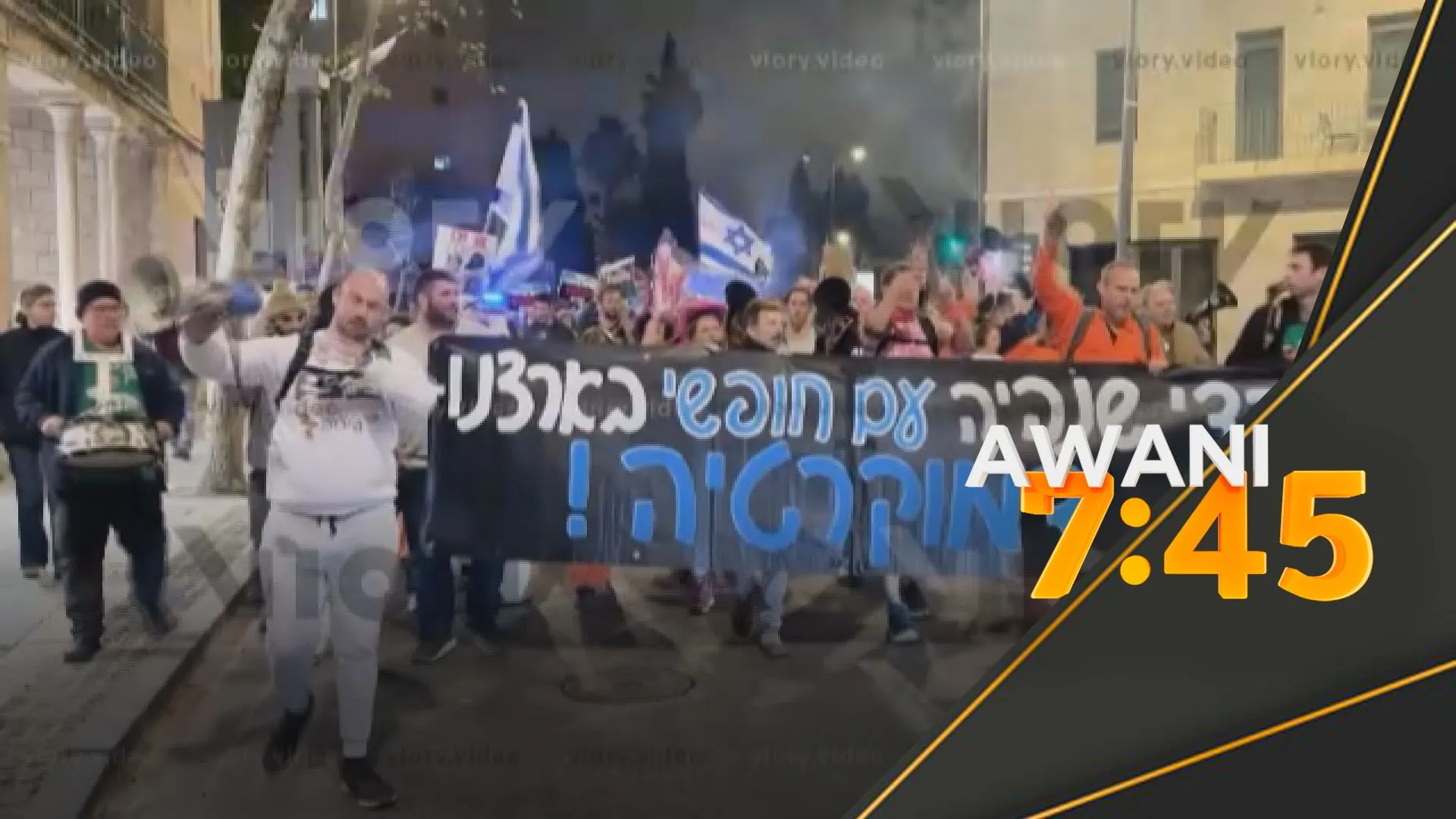 Penunjuk perasaan desak Netanyahu letak jawatan