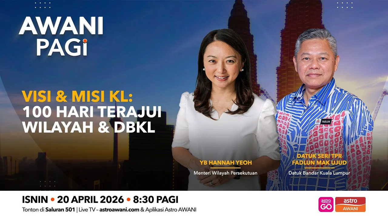 AWANI Pagi: Visi & Misi KL | 100 Hari Terajui Wilayah & DBKL