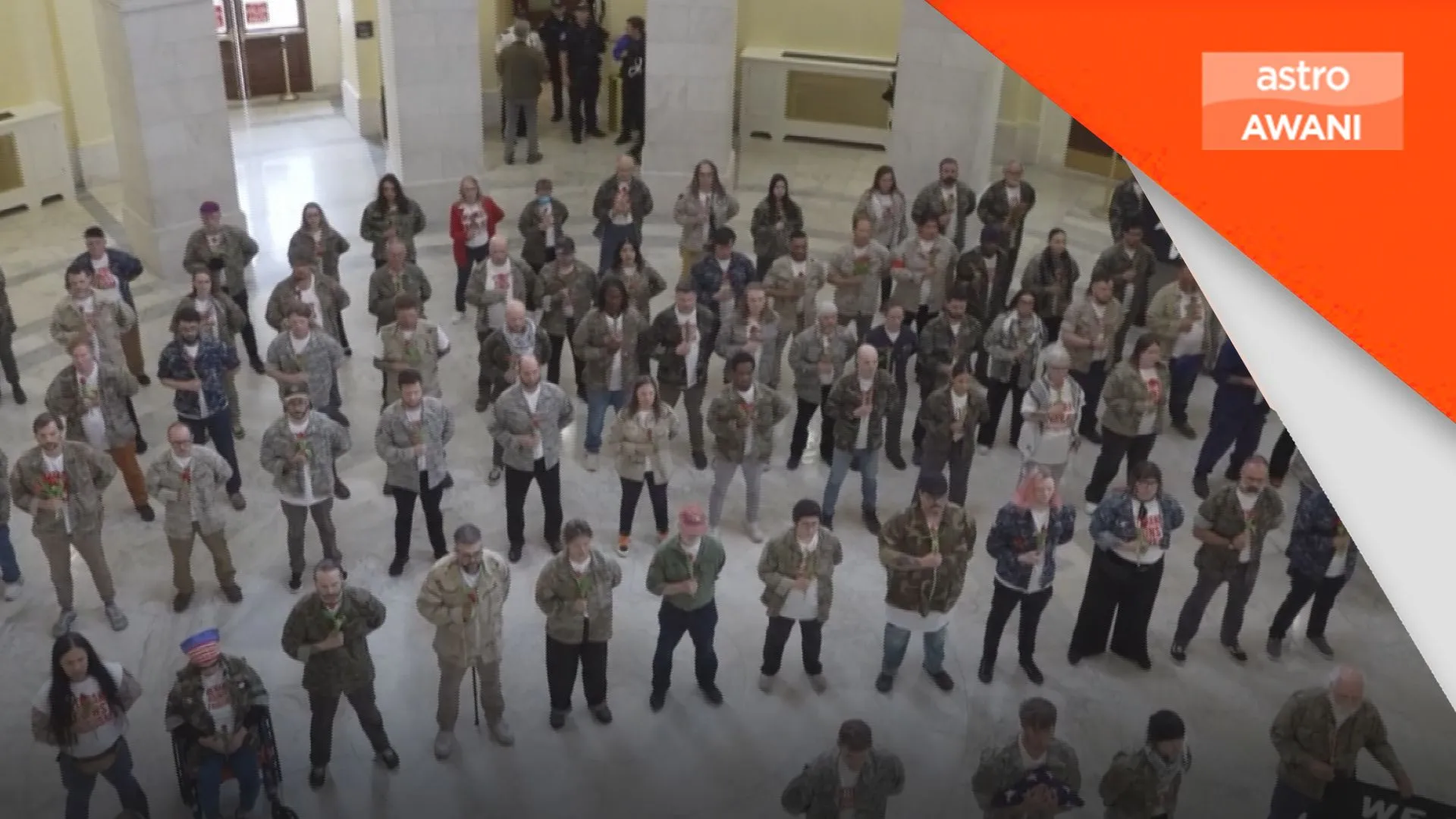 Veteran, keluarga tentera AS protes perang Iran di kongres