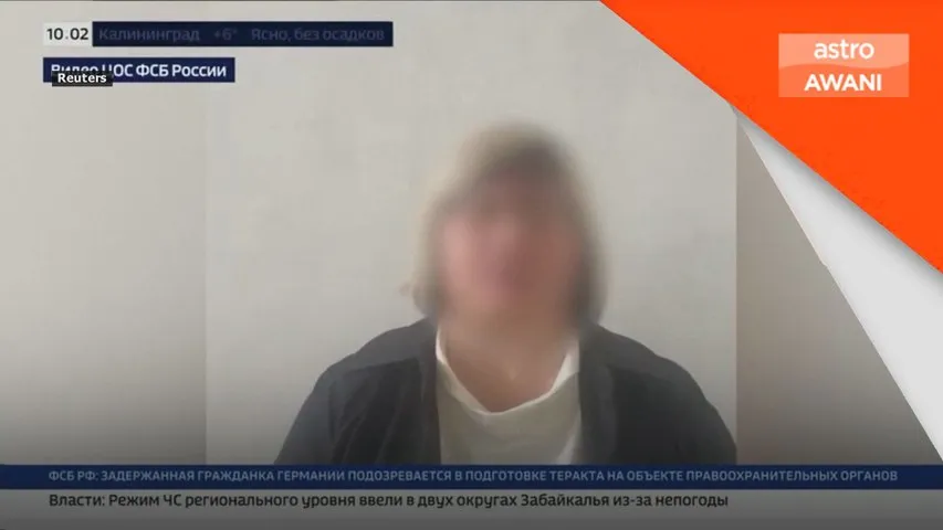 Wanita Jerman didakwa bawa bom dalam beg galas ditahan FSB