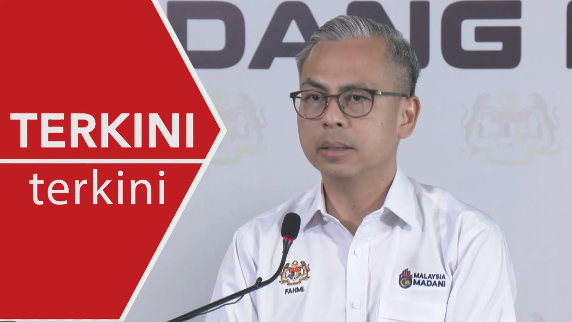 [TERKINI] Sidang Media Mingguan Menteri Komunikasi