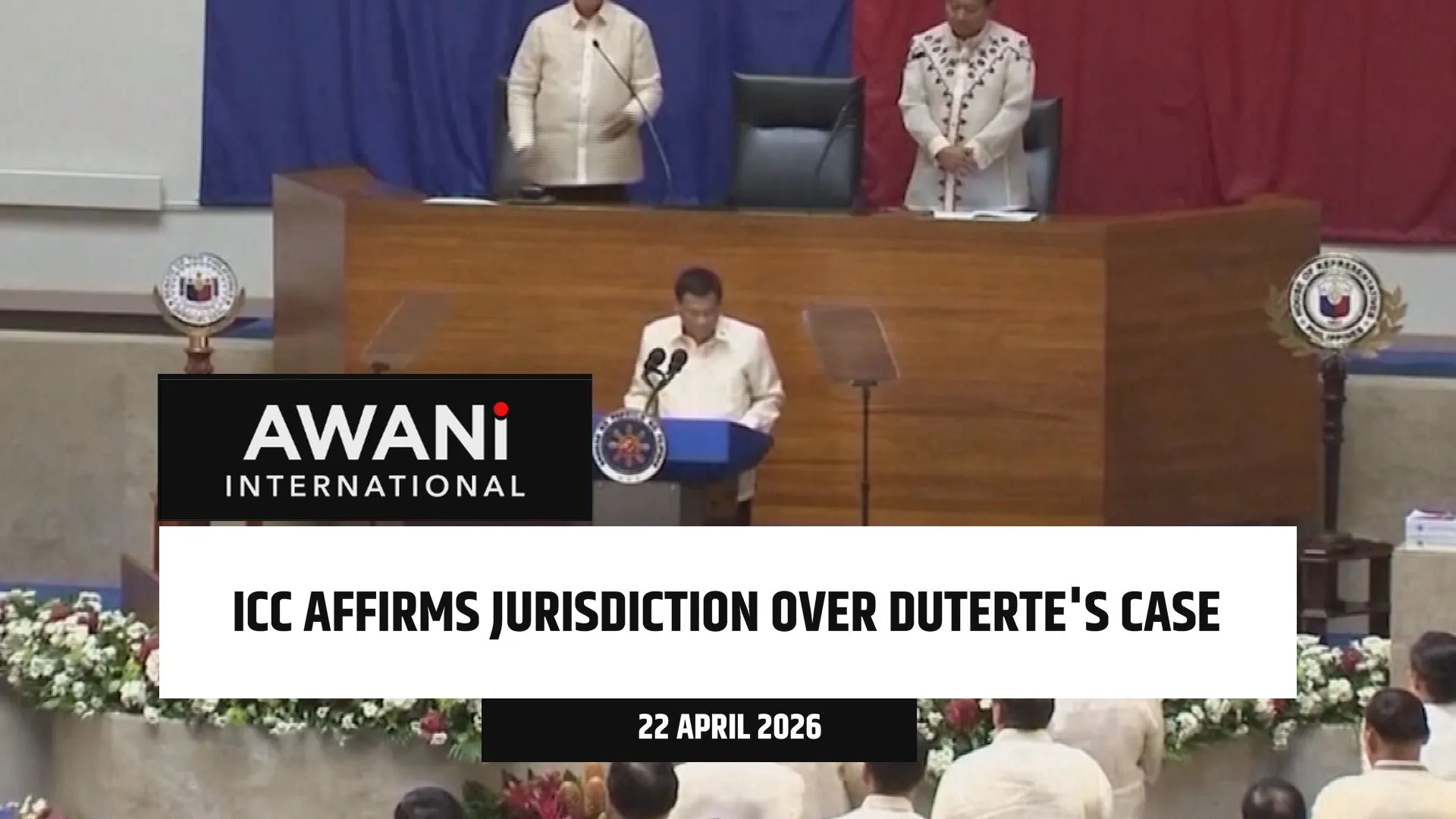 ICC affirms jurisdiction over Duterte's case