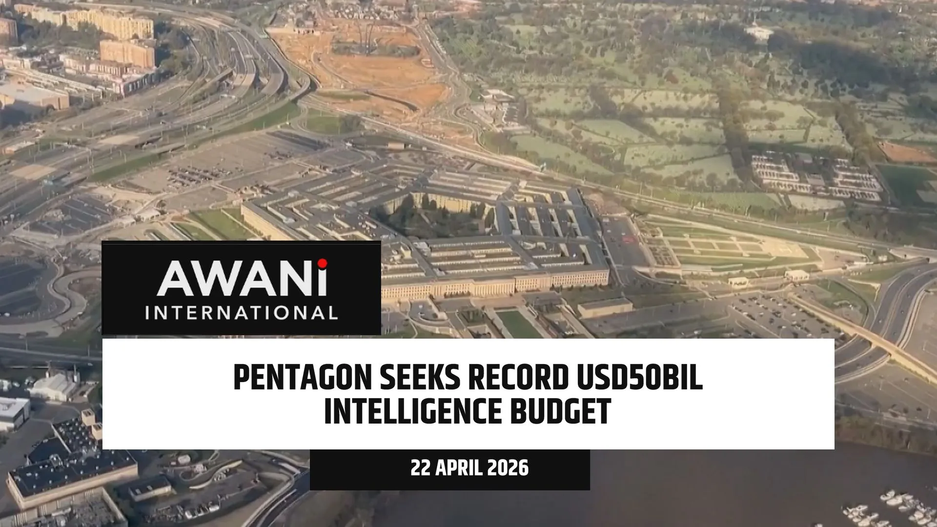 Pentagon seeks record USD50bil intelligence budget