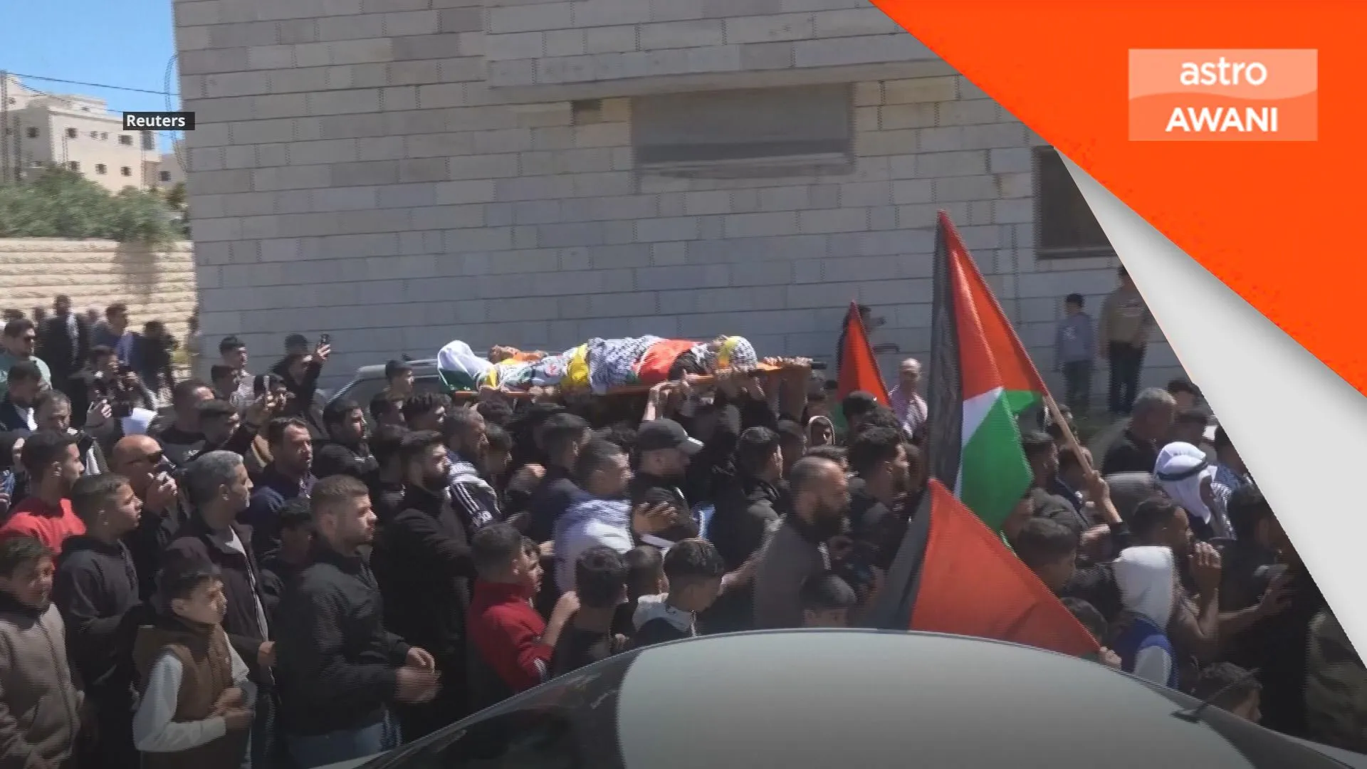 Kanak‑kanak 14 tahun maut ditembak di Tebing Barat, Palestin berkabung