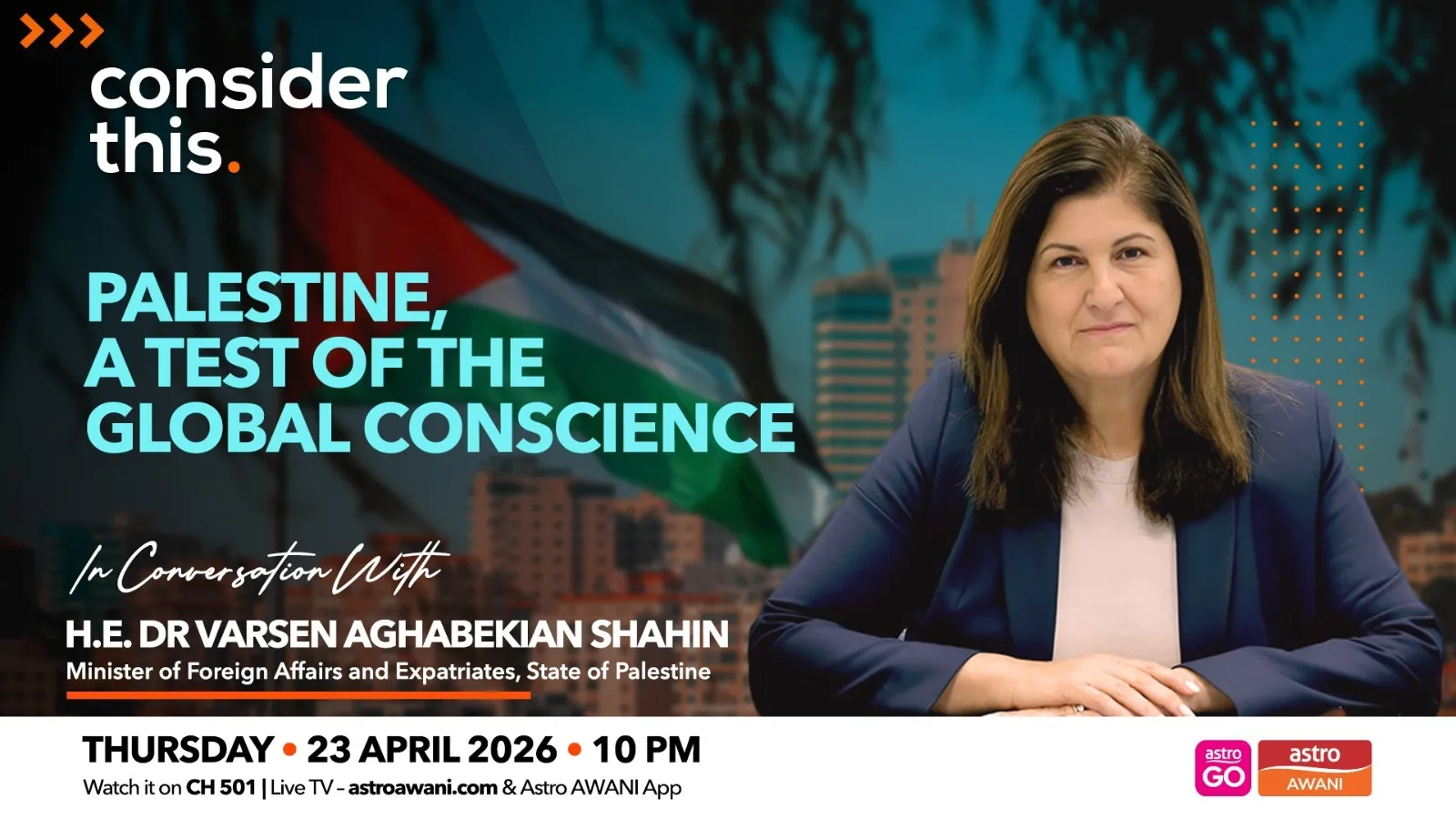 Consider This: Palestine, A Test of the Global Conscience