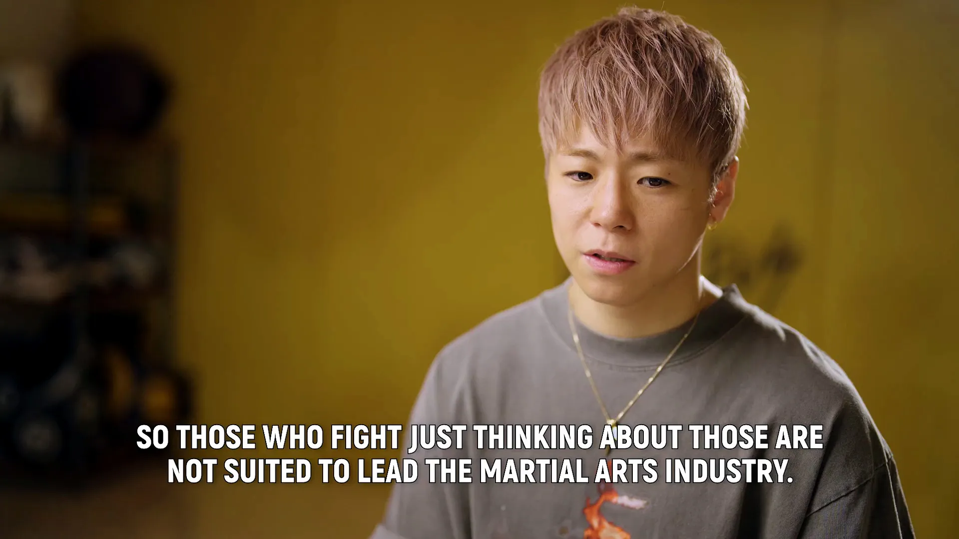Takeru's dream for the martial arts industry