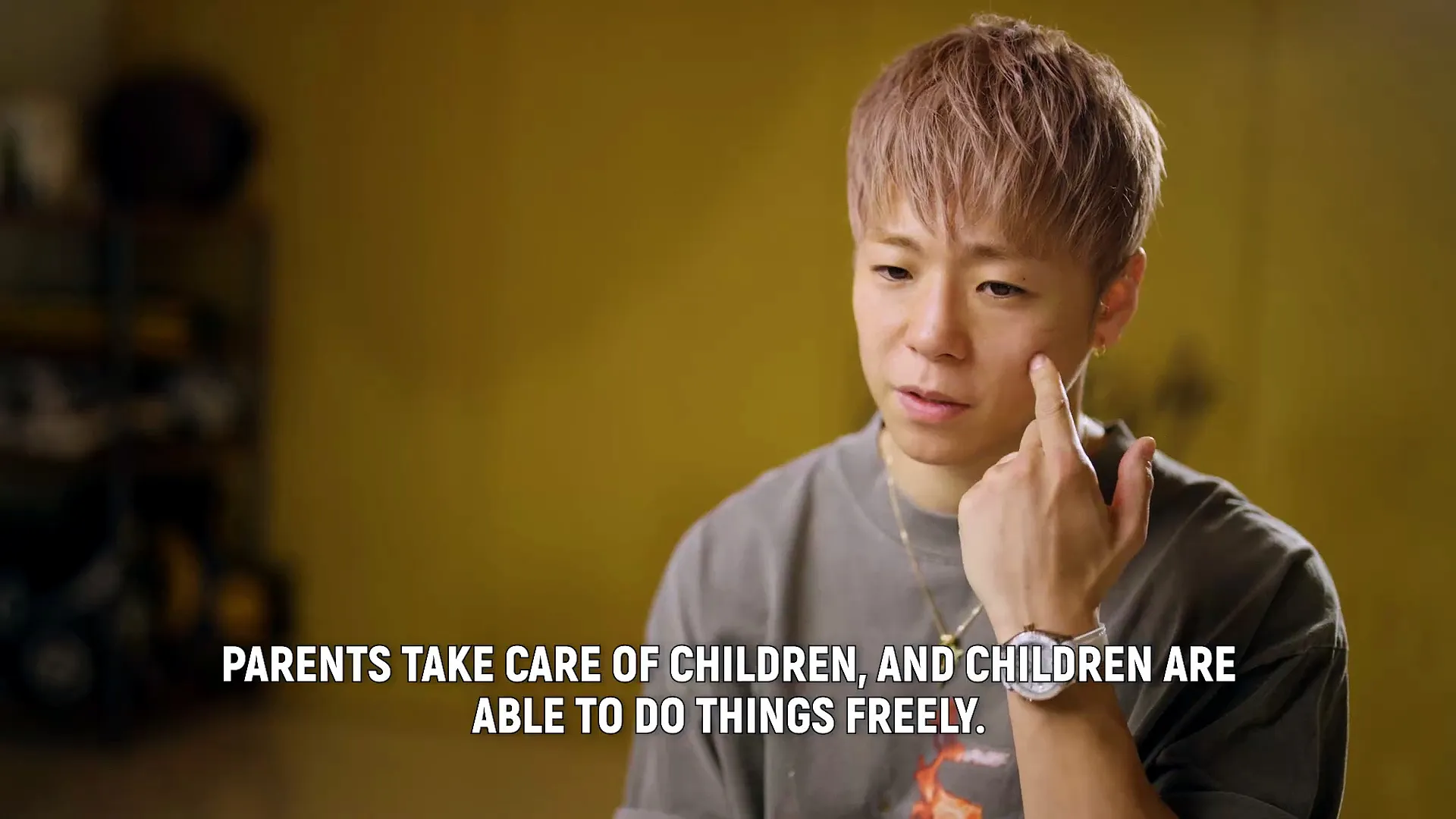 Takeru talks about helping children