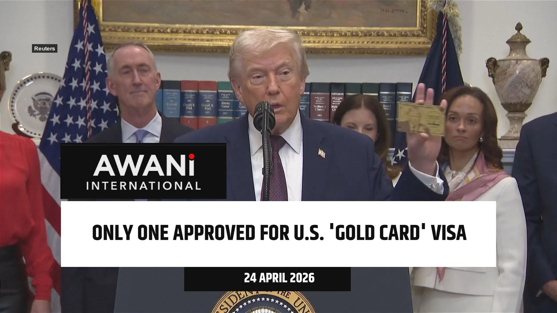 Only one approved for U.S. 'Gold Card' visa