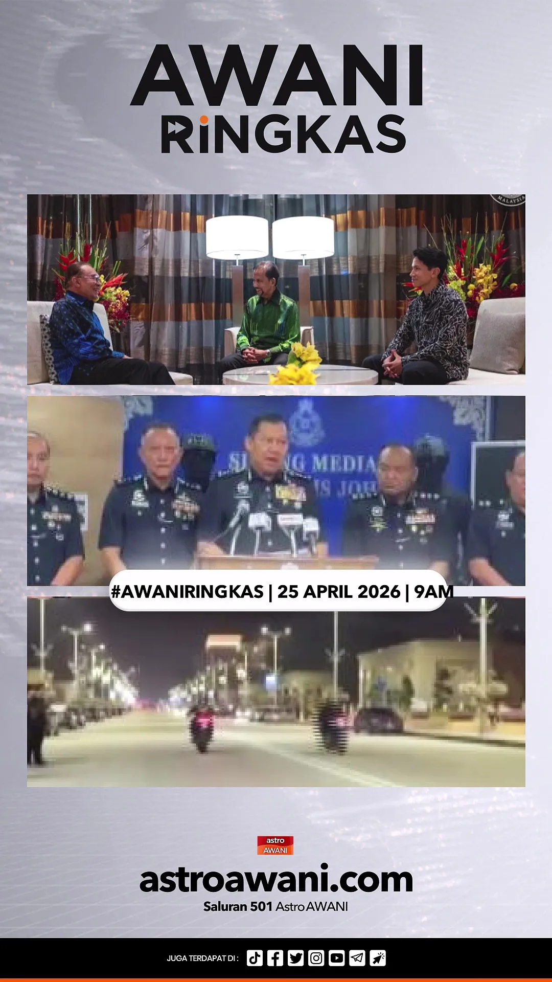 #AWANIRingkas 25 April 2026 | 9AM