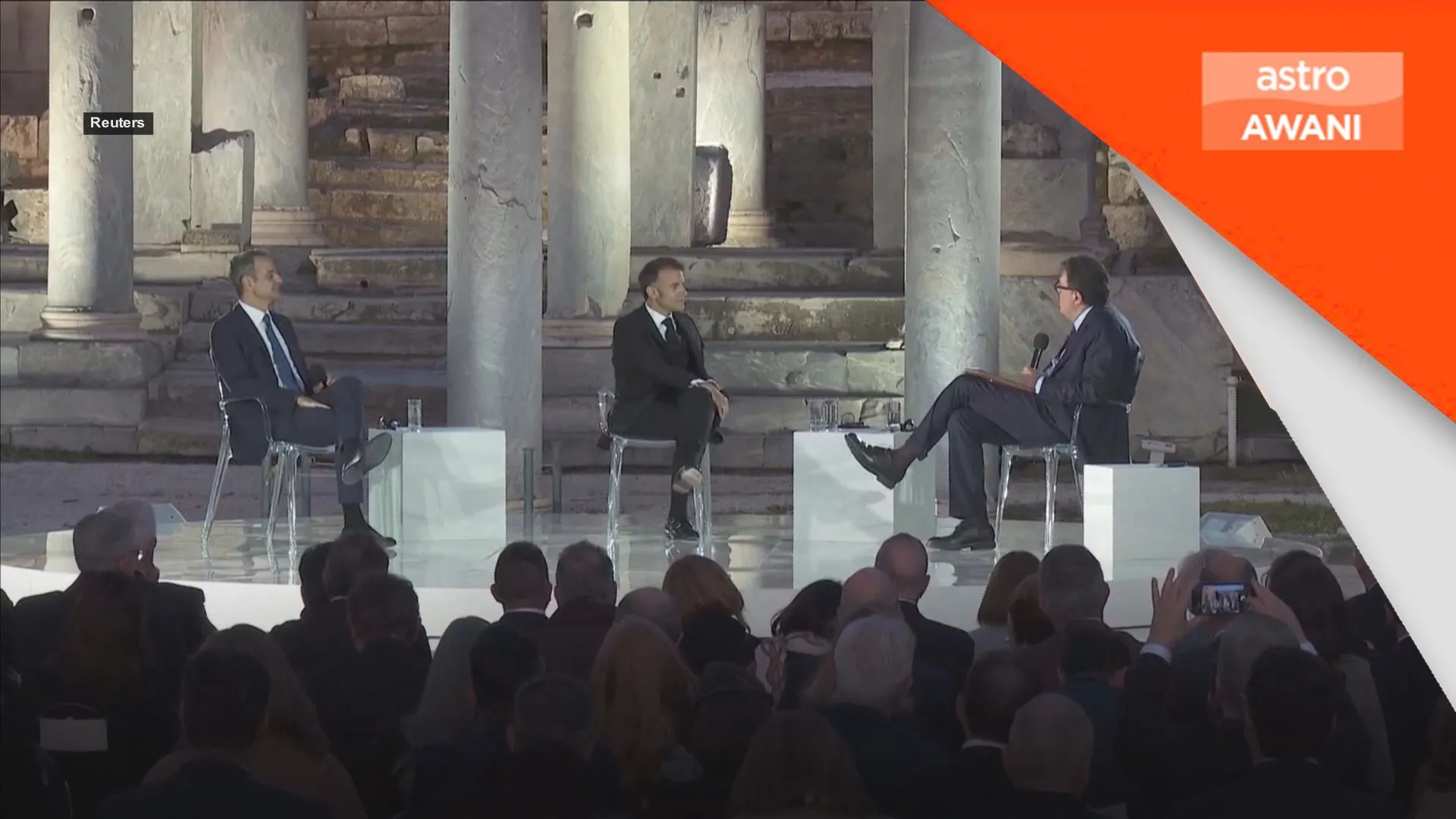 Macron desak Eropah bangkit di tengah ketegangan global