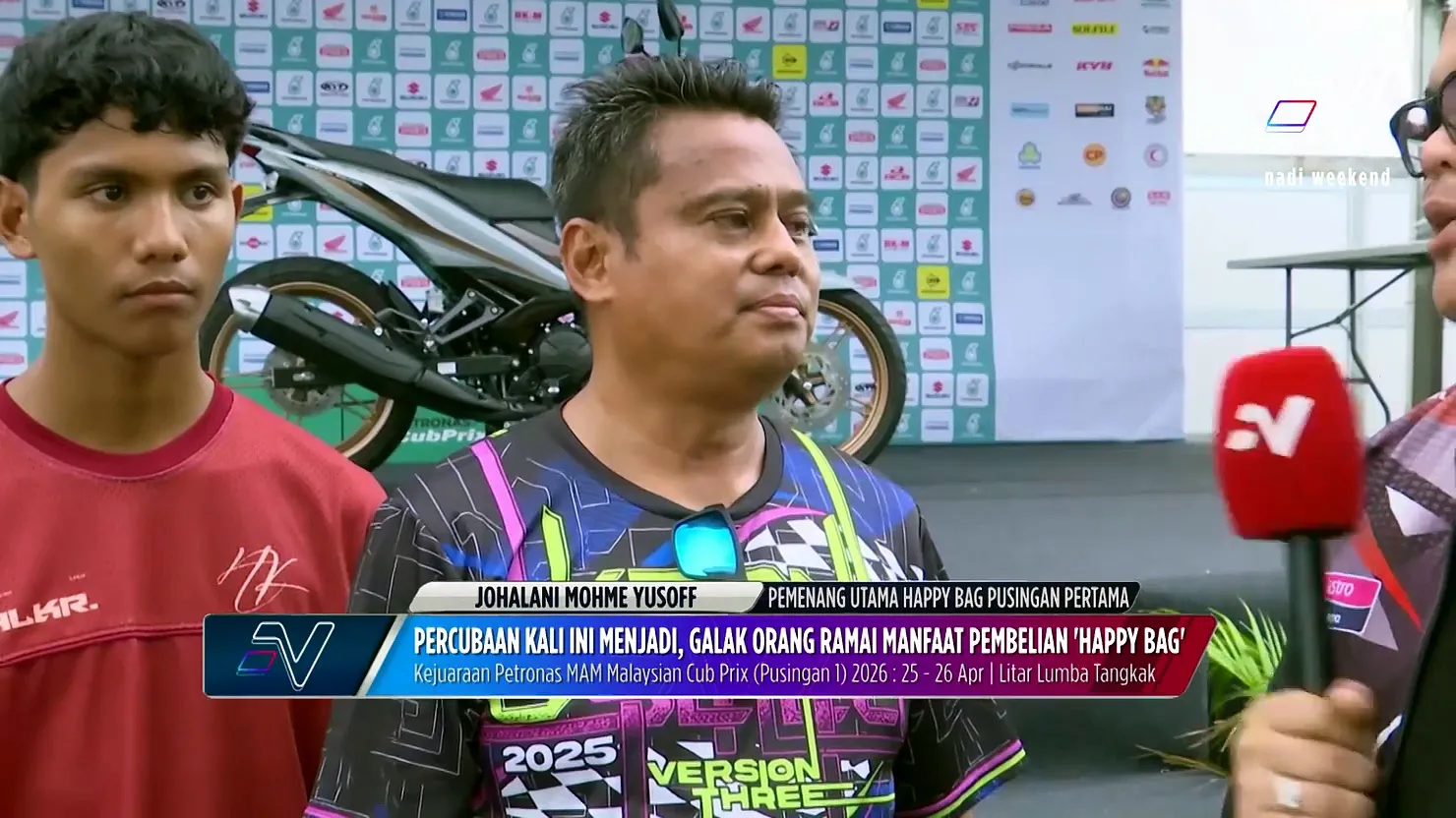 Johalani Mohme Yusoff pemenang bertuah hadiah utama di Cubprix Tangkak