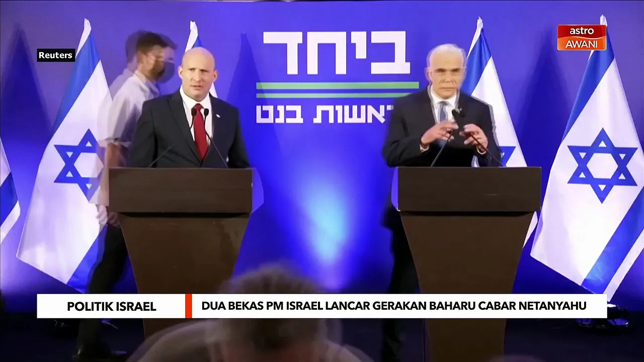 Dua bekas PM Israel lancar gerakan baharu cabar Netanyahu