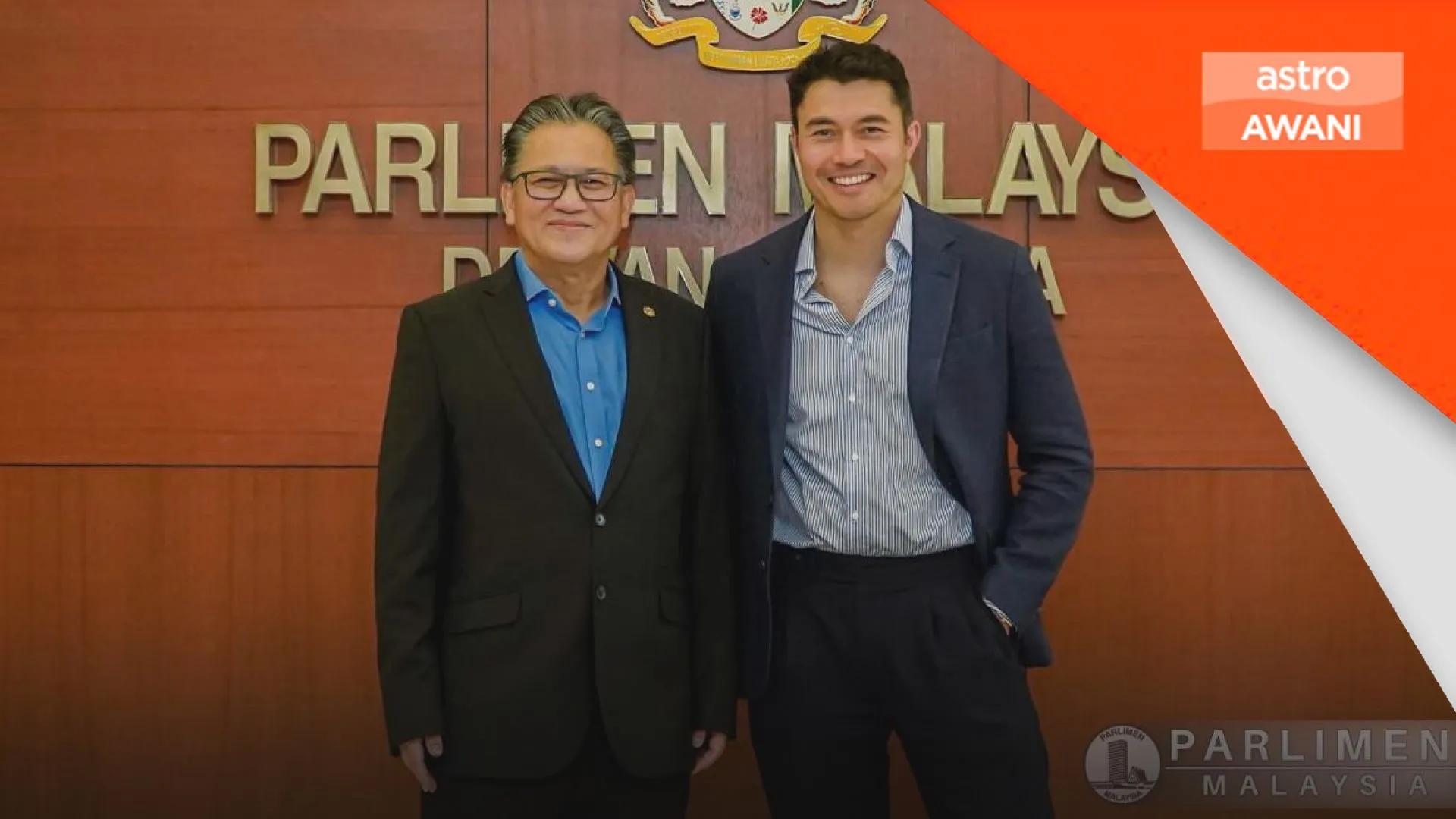 Henry Golding berkunjung ke Parlimen, bincang pembangunan komuniti Sarawak