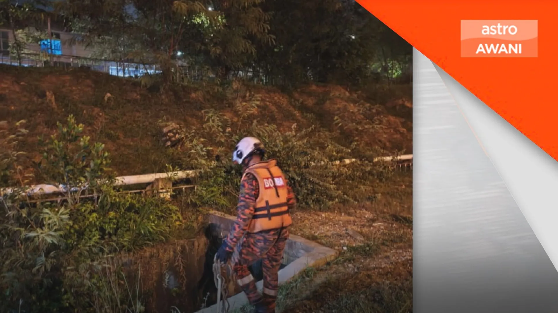 Kanak-kanak 10 tahun dikhuatiri lemas terjatuh dalam longkang di Puncak Alam