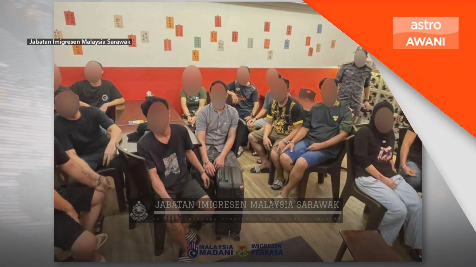 JIM tahan 64 warga asing di Kuching