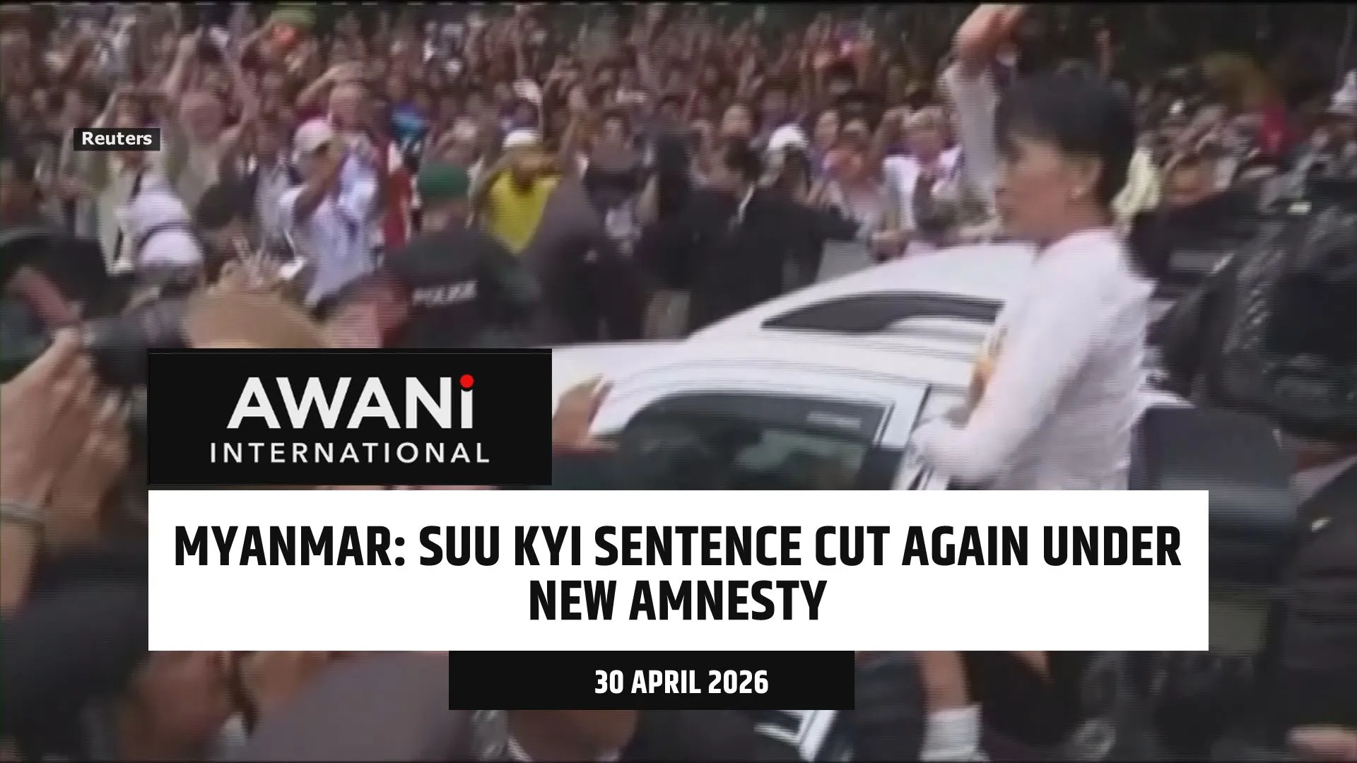 Suu Kyi sentence cut again under new amnesty