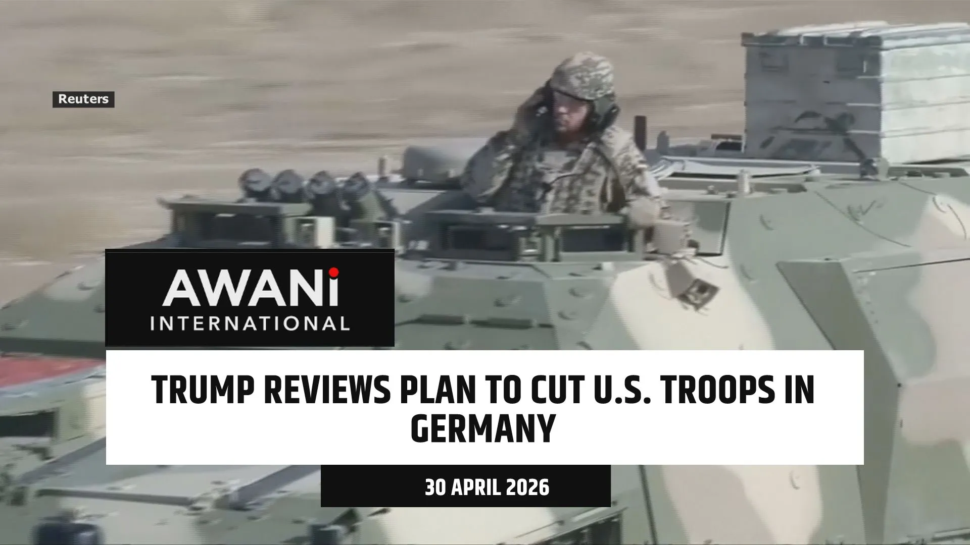 Trump reviews plan to cut U.S. troops in Germany
