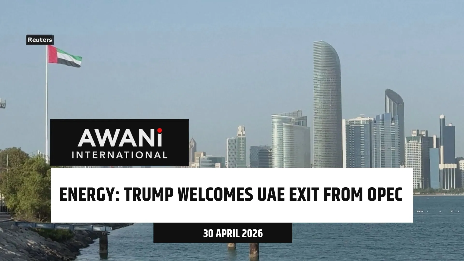 Trump welcomes UAE exit from OPEC