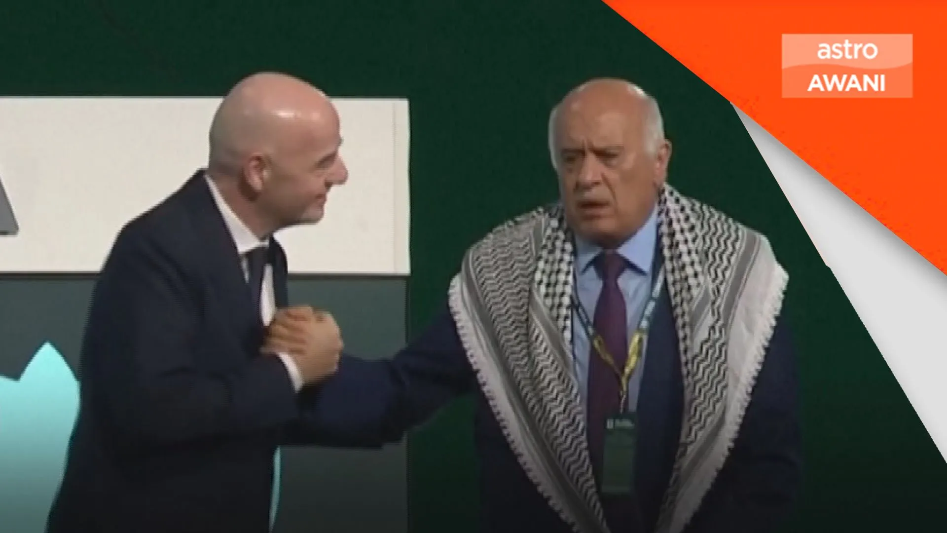 Wakil Palestin enggan berjabat tangan dengan pegawai Israel