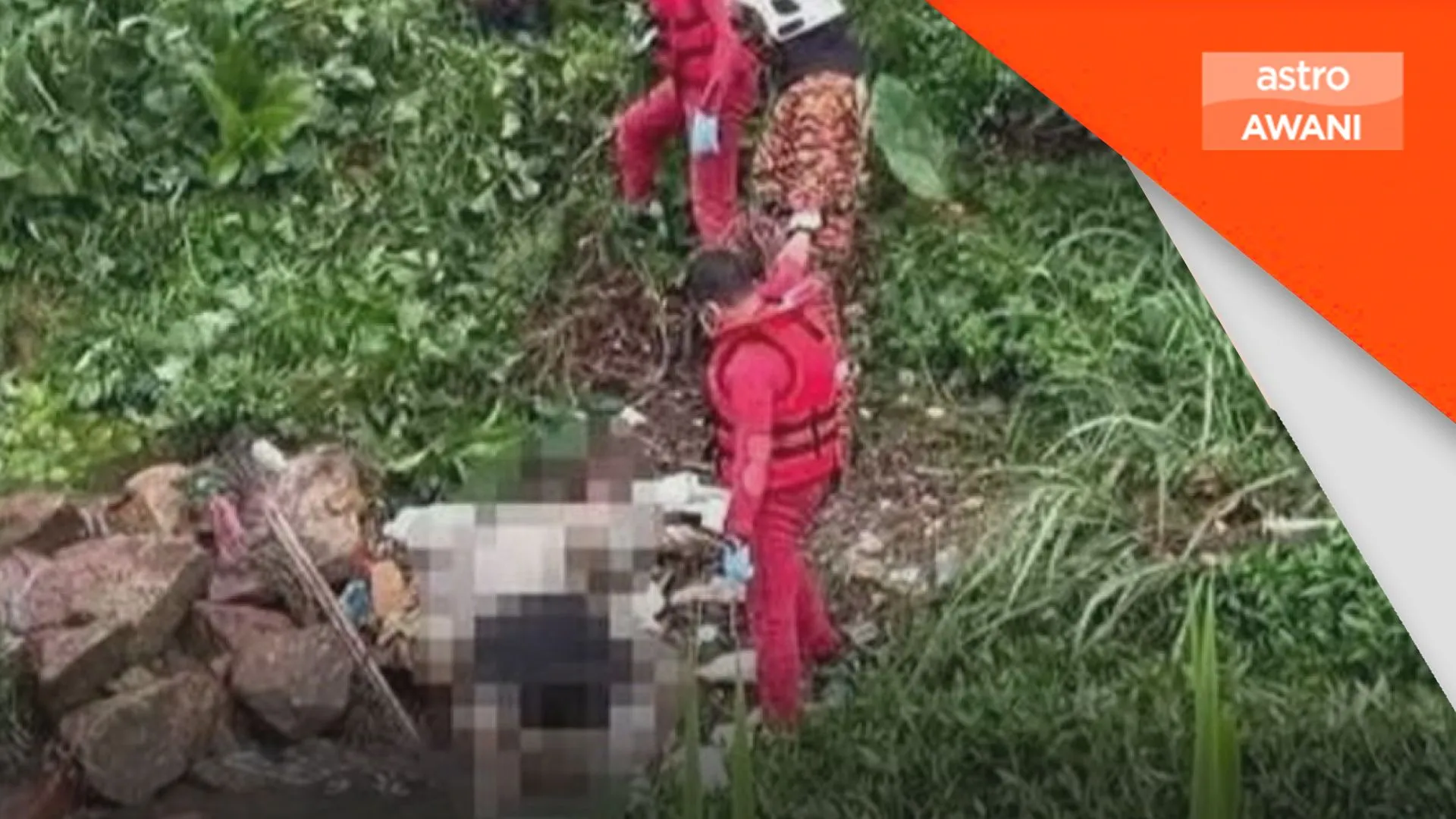 Jumpa mayat tersepit dalam longgokan sampah di Taiping