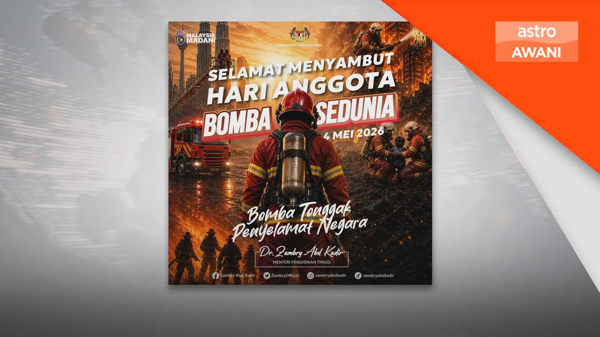 PM Anwar hargai jasa anggota bomba