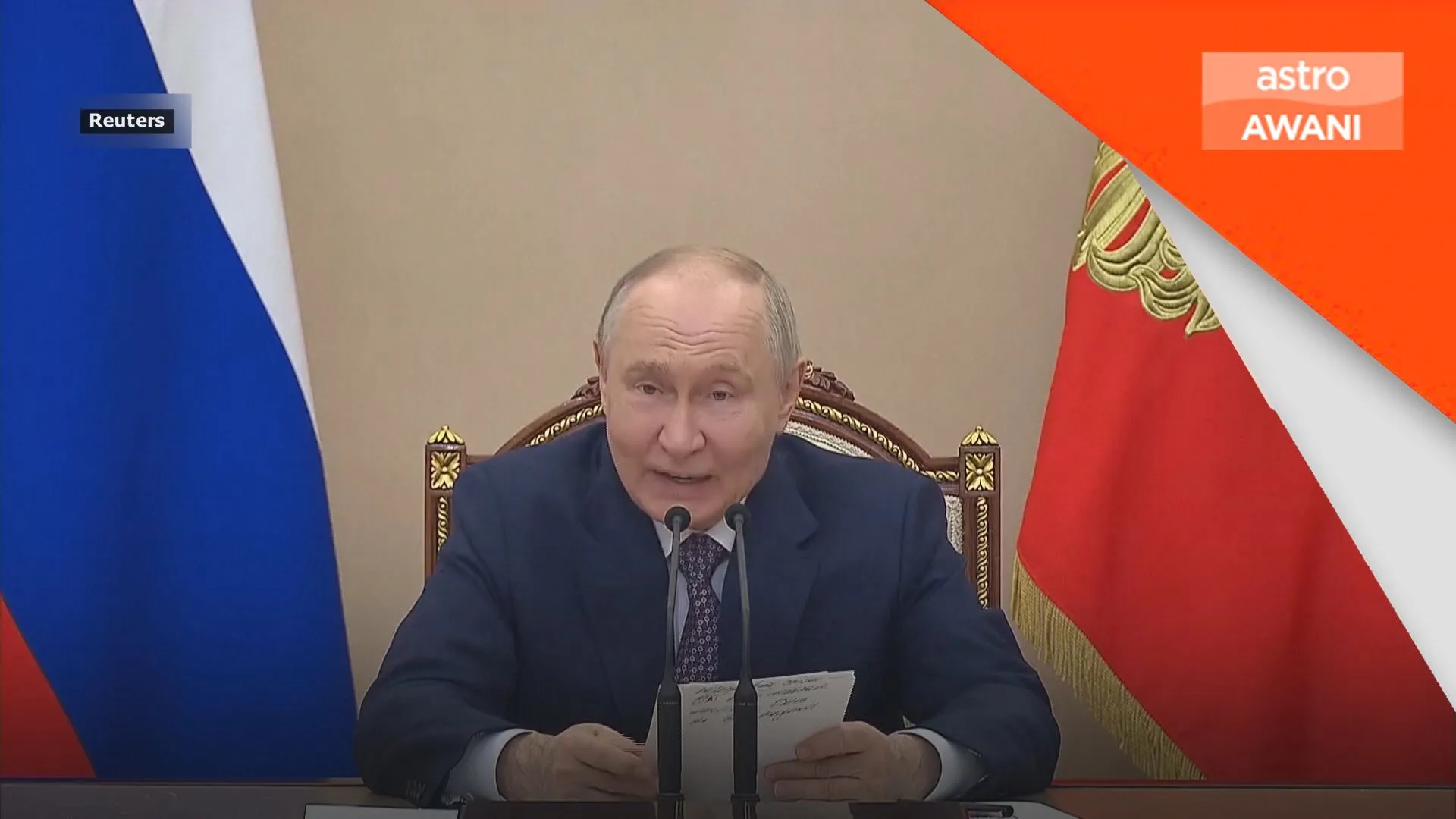 Putin umum gencatan senjata dua hari