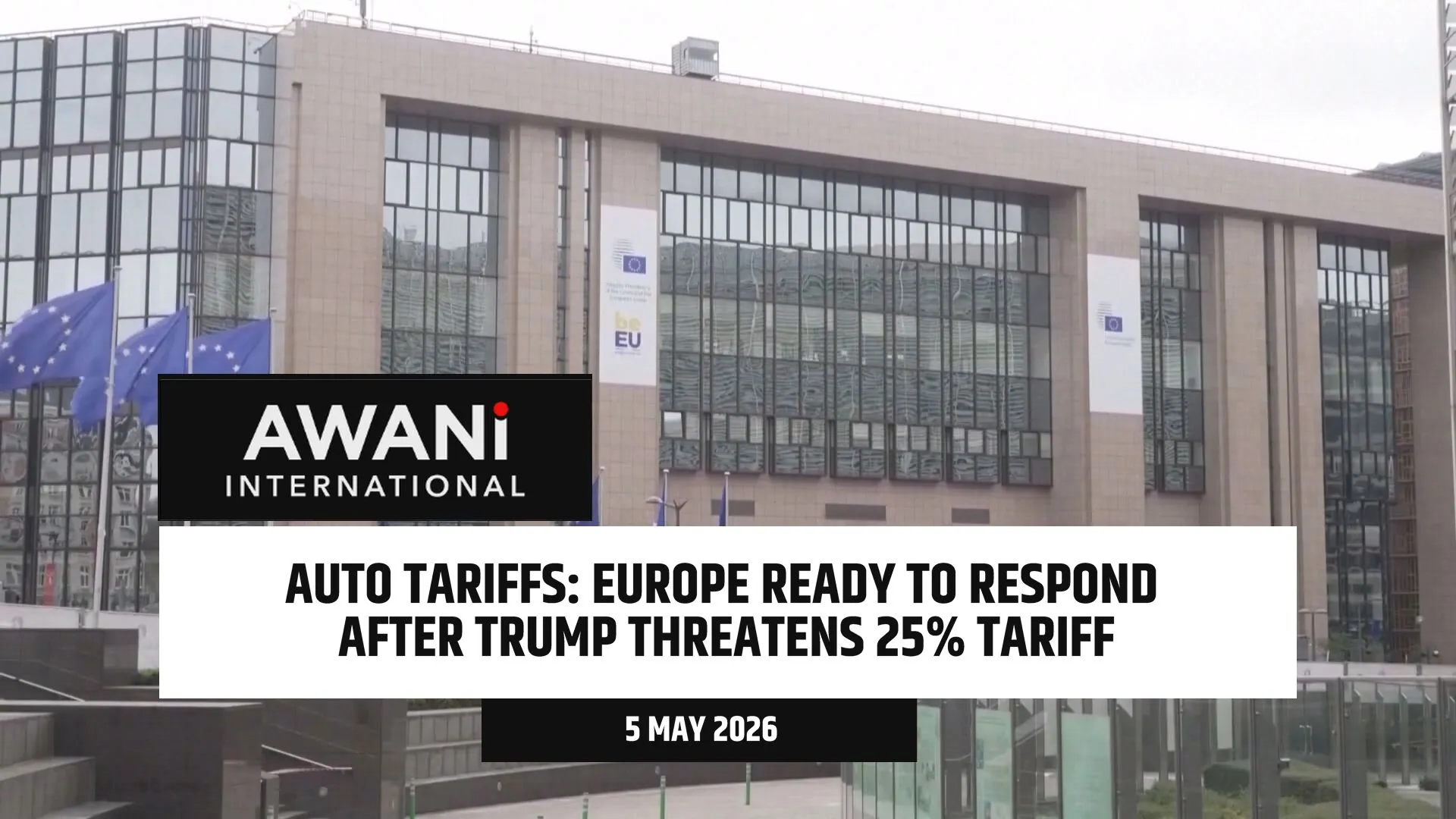 Europe ready to respond after Trump threatens 25 pct auto tariffs, say officials