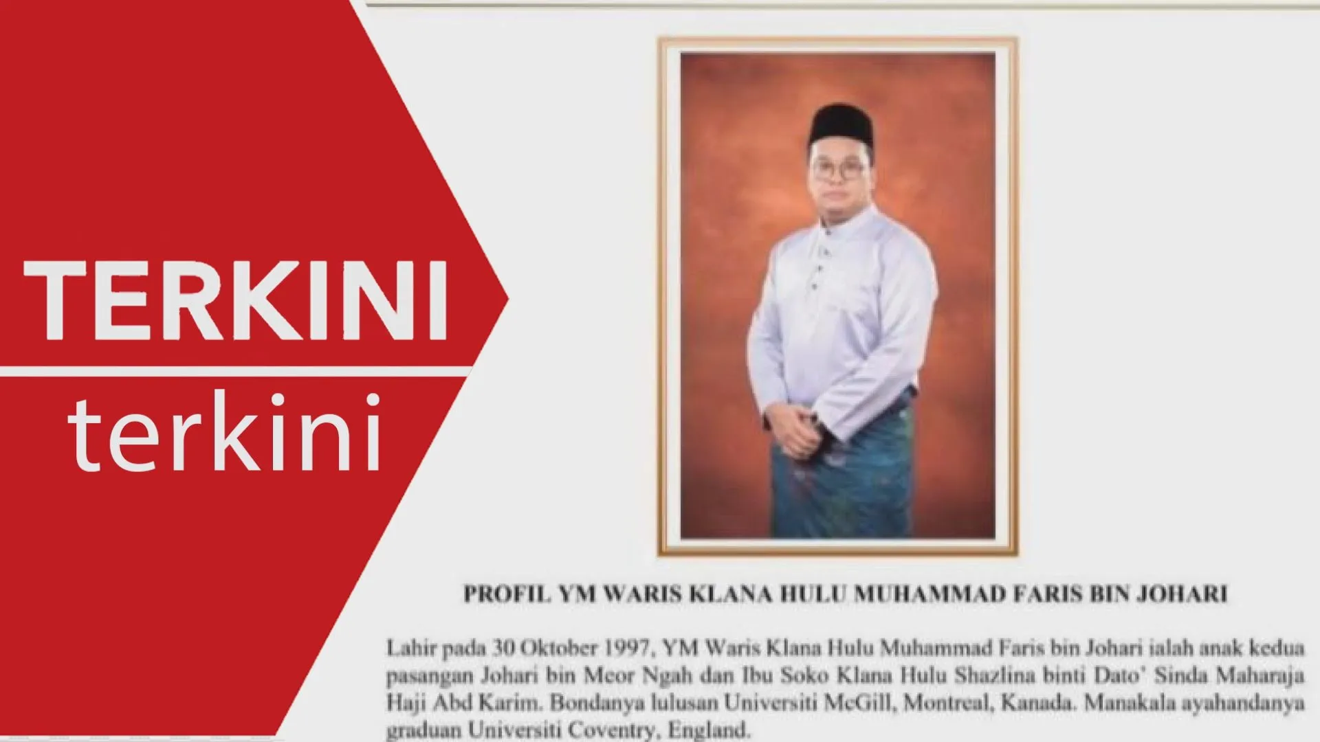 [TERKINI] Undang Sungai Ujong baharu dimasyhurkan