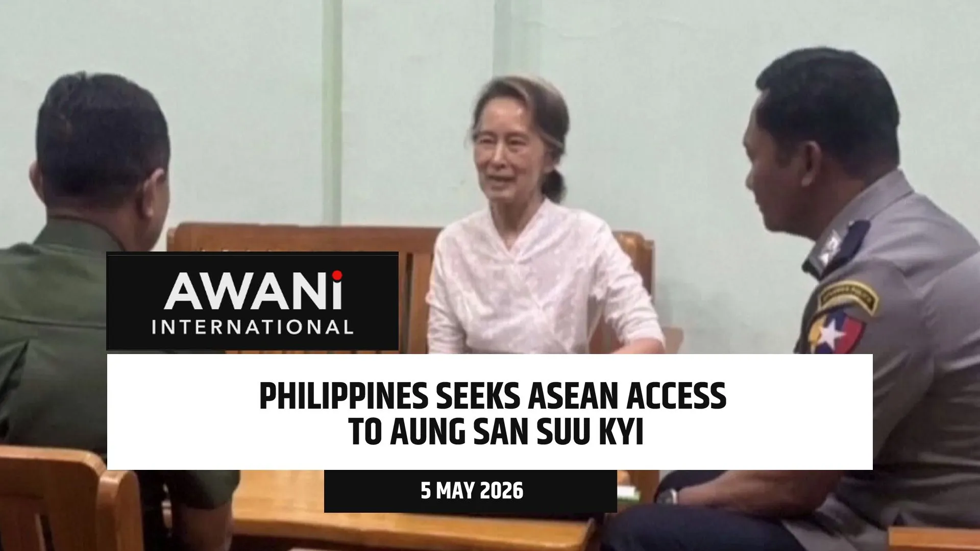 Philippines seeks ASEAN access to Aung San Suu Kyi