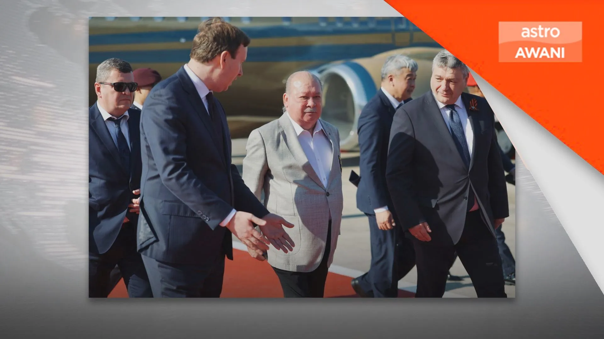 Yang di‑Pertuan Agong tiba di Moscow atas jemputan rasmi