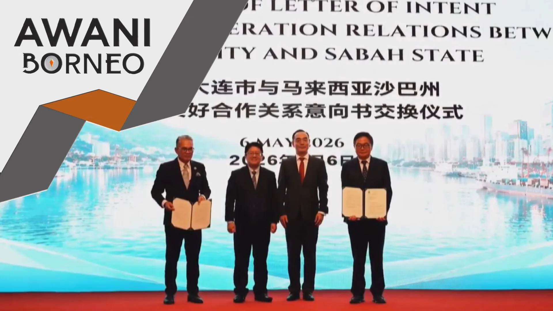 Sabah-Dalian meterai MoU perkukuh ekonomi biru