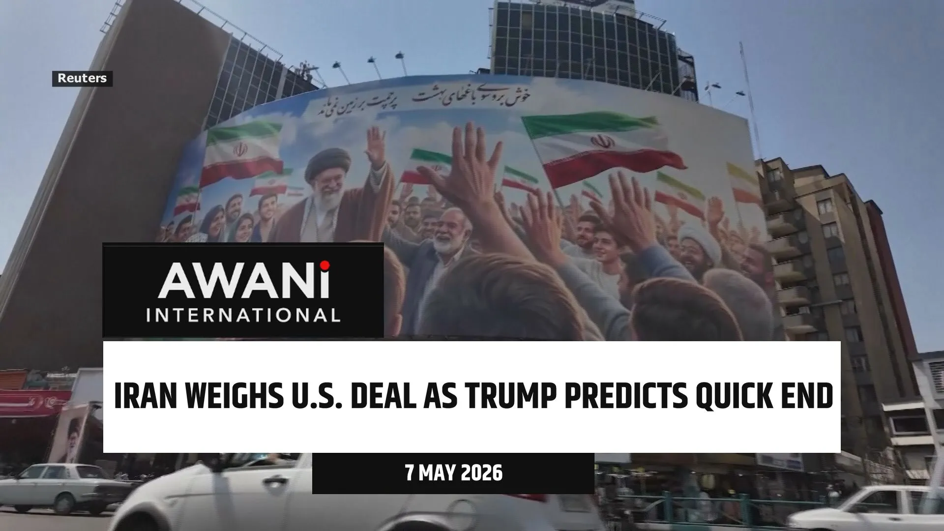 Iran weighs U.S. deal as Trump predicts quick end