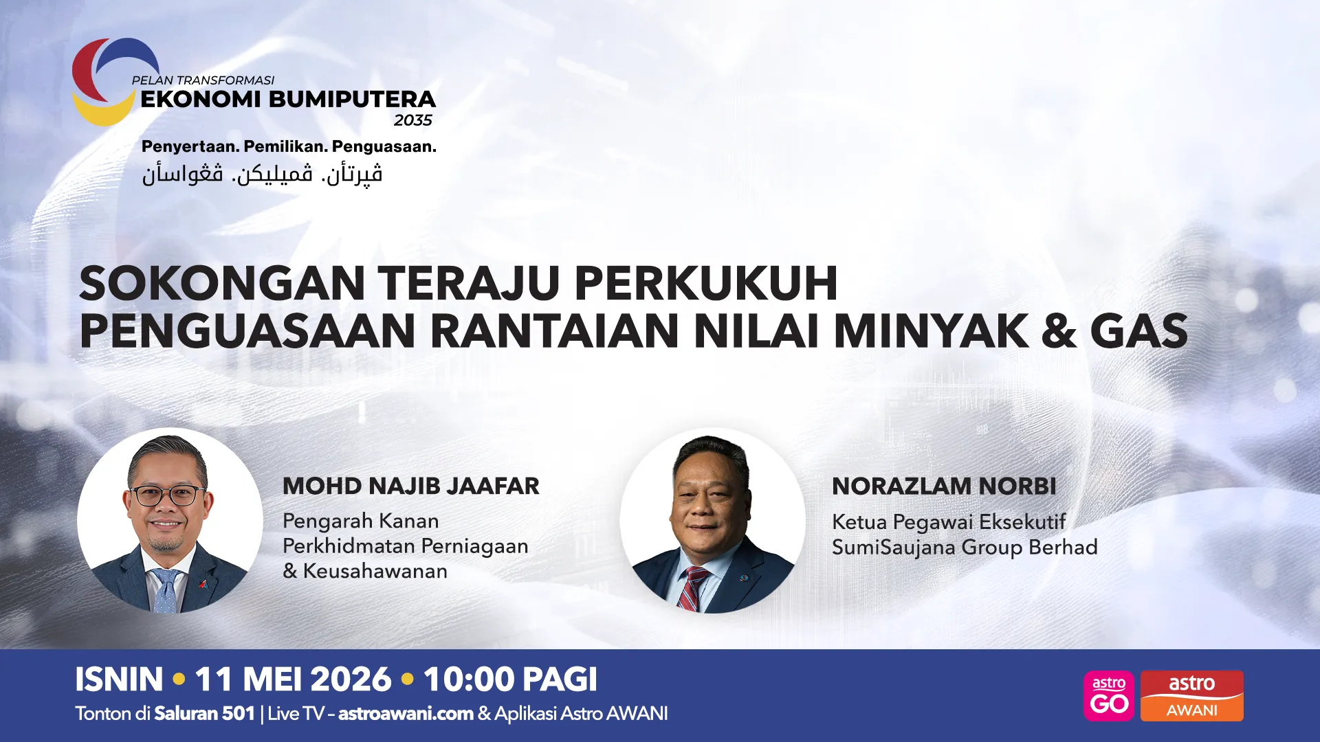 PuTERA35: Sokongan Teraju Perkukuh Penguasaan Rantaian Nilai Minyak & Gas