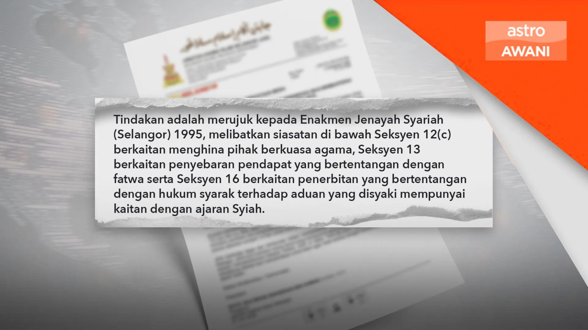 JAIS gempur premis Syiah warga asing di Petaling Jaya