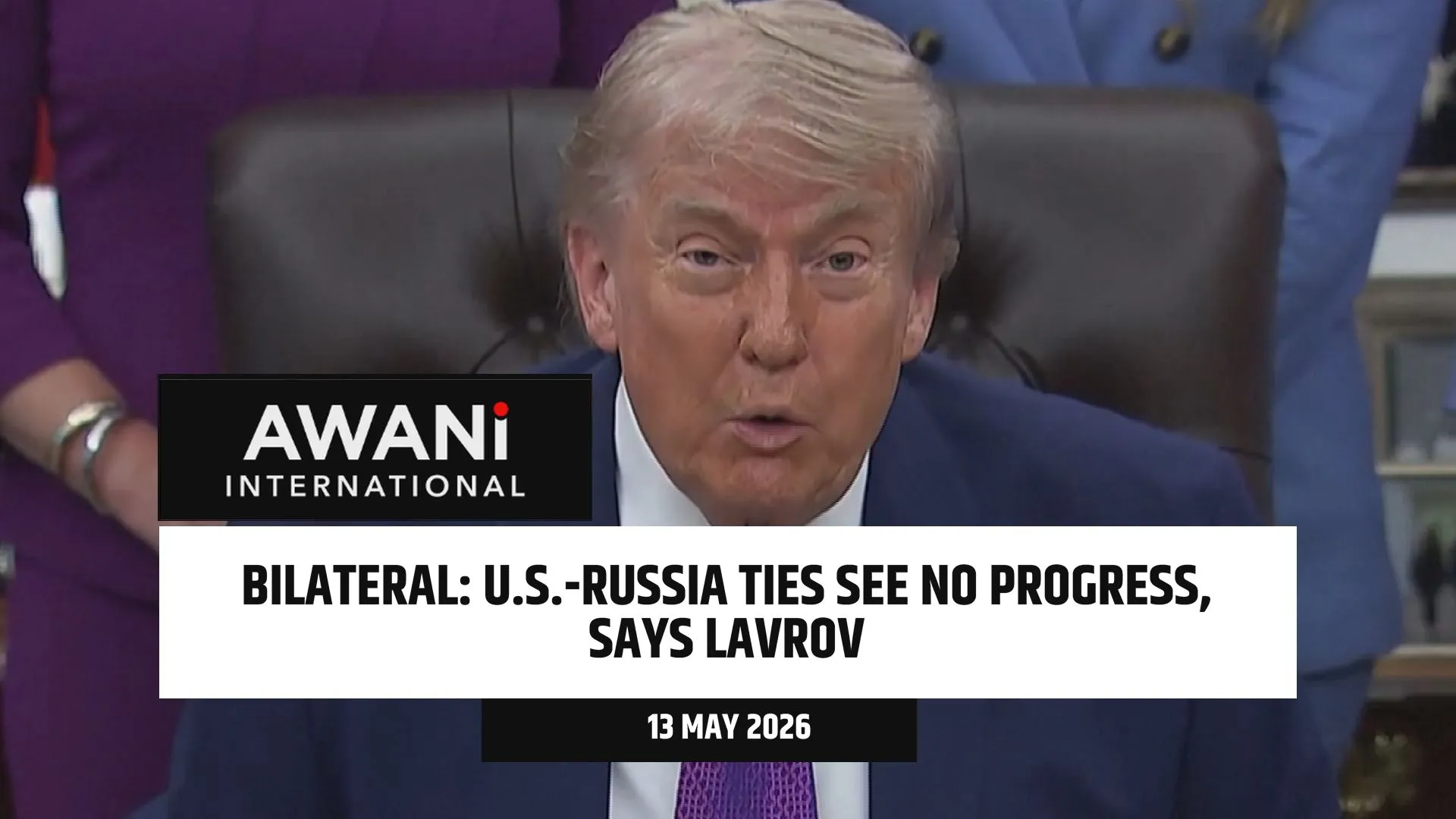 Lavrov: U.S.-Russia ties see no progress