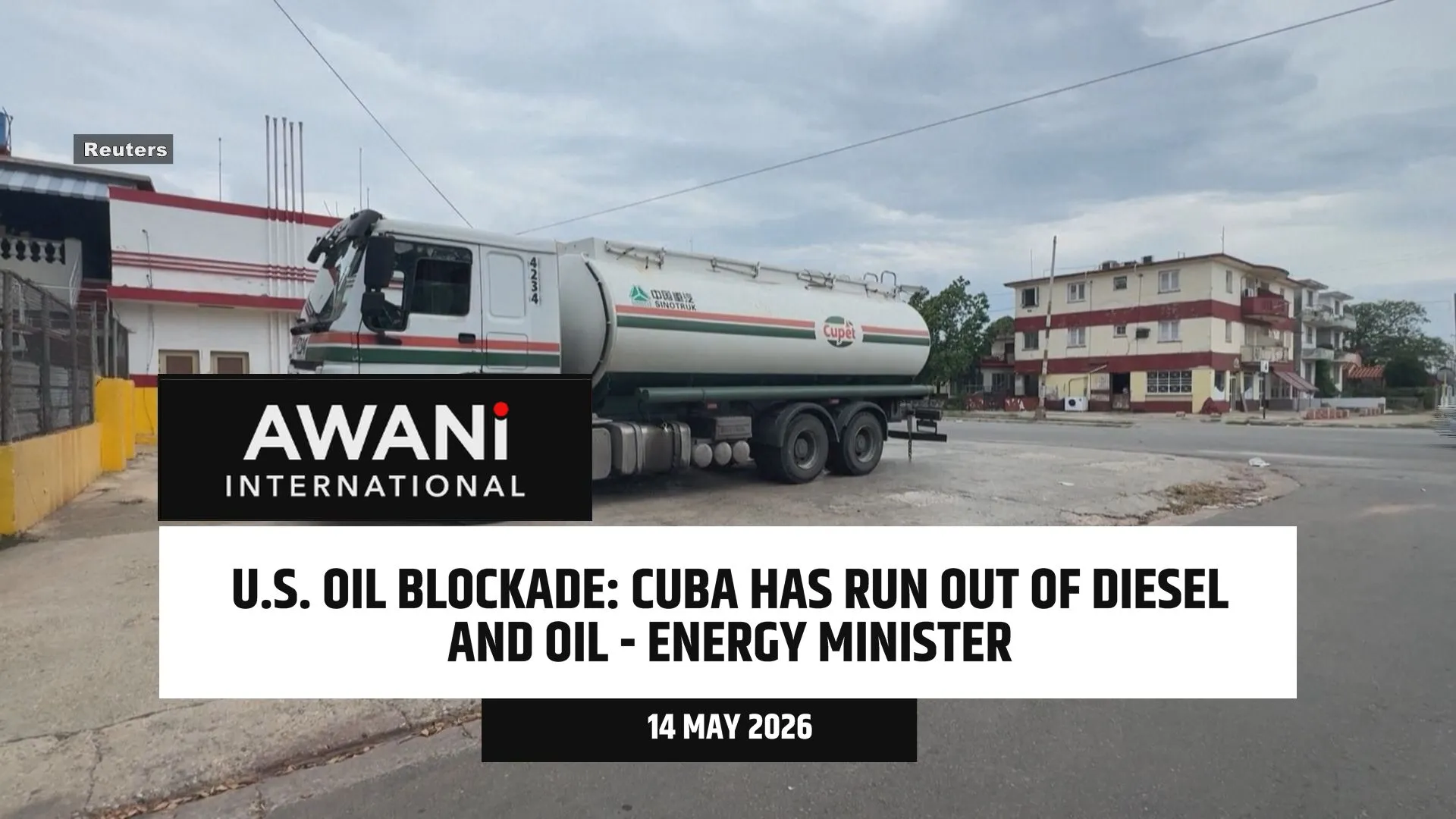 Cuba has run out of fuel amid U.S. oil blockade
