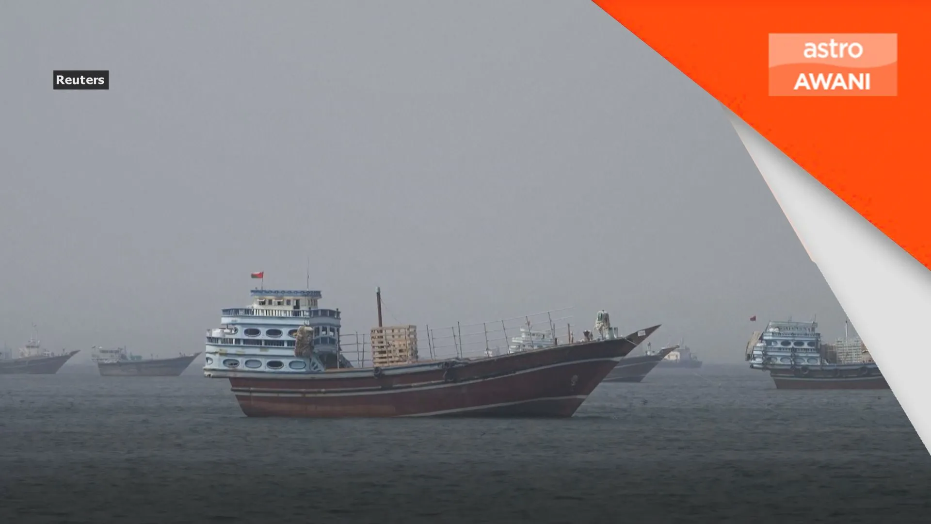 AS arah 70 kapal tukar haluan dekat Iran