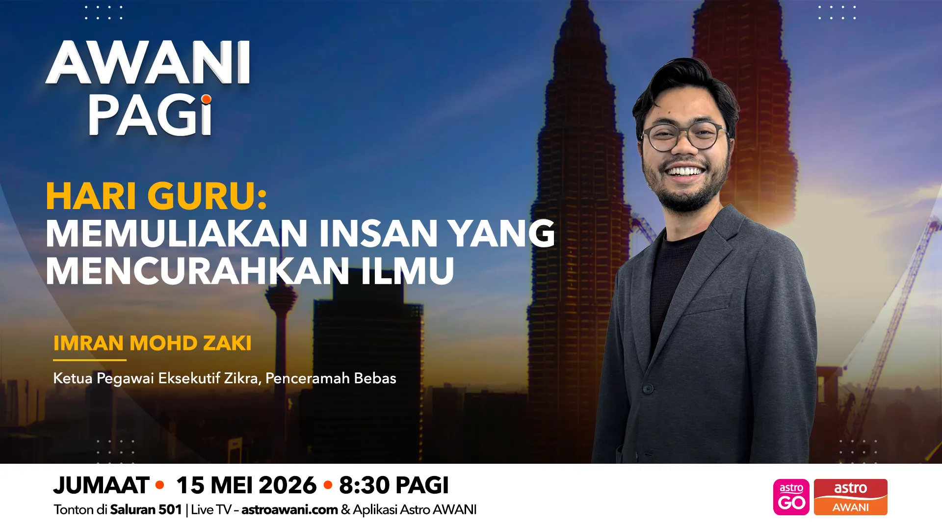 AWANI pagi: Memuliakan insan yang mencurahkan ilmu