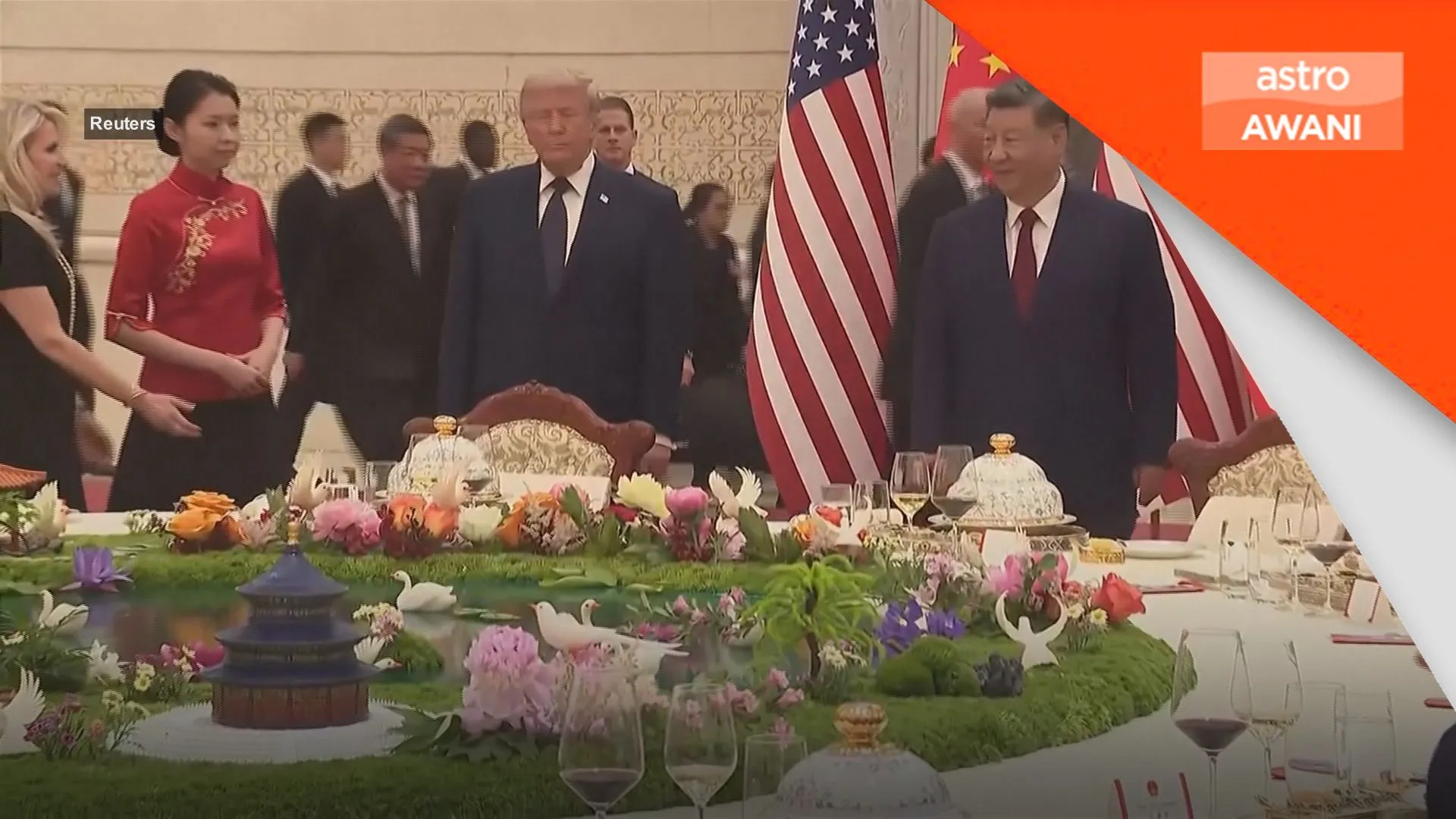 Trump, Jinping teruskan rundingan Sidang Kemuncak Beijing
