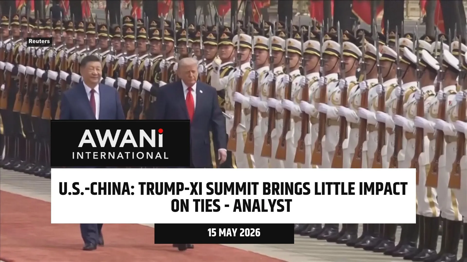 Trump-Xi summit brings little impact on ties - Analyst
